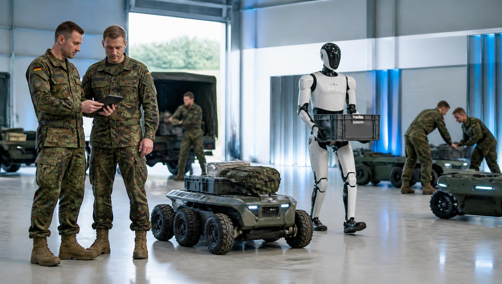 Militär & Verteidigung Umgebung mit Robotersystemen
