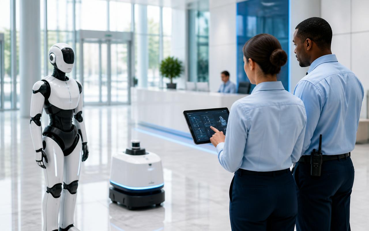 Sicherheit & Security Umgebung mit Robotersystemen